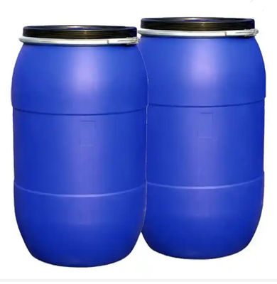 ظرف شیمیایی پلاستیکی OEM / ODM آبی با حلقه حلقه ای آهنی