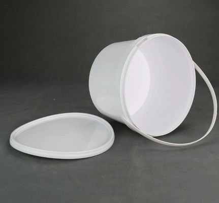 سطل درام نگهداری مواد غذایی 1 لیتری HDPE شفاف با دسته درب