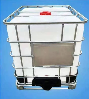 مخازن مربعی 1000 لیتری IBC Storage Tanks Stainless Steel Pallet Liquid Container