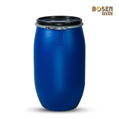بشکه آب استوانه ای 120 لیتری HDPE پلاستیکی مایع جامد درام آبی