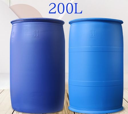 درام شیمیایی 200 لیتری HDPE OEM / ODM دو حلقه درام آبی