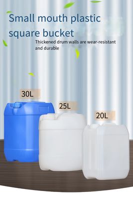 HDPE 5 گالن مخزن آب 25 لیتری بسته بندی سطل های پلاستیکی مایعات