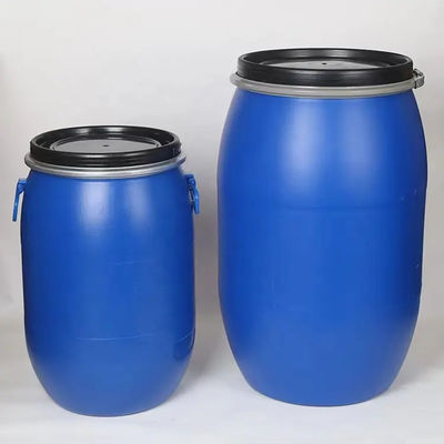 ظروف پلاستیکی 220 لیتری HDPE پلاستیکی روباز آبی پلاستیکی 55 گالن OEM درام