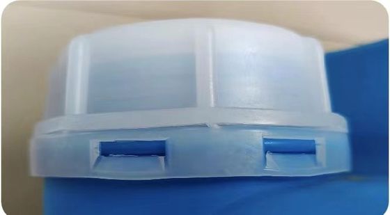20 لیتر مربع بطری پلاستیکی بسته شده HDPE آبی بطری پلاستیکی شیمیایی