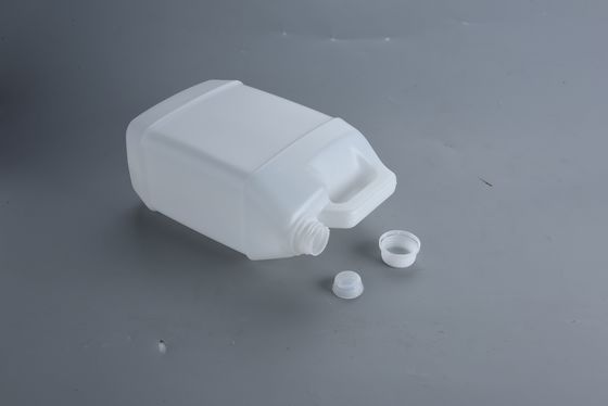 4L سفارشی پلاستیکی جیری می تواند سر تنگ شکل مربع مواد HDPE 2mm ضخامت دیوار 30mm قطر بیرونی