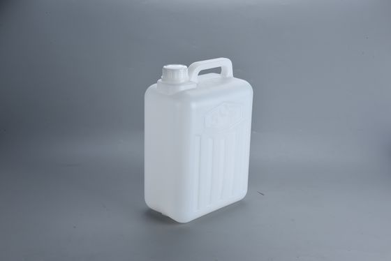 5L Extrusion Blow Molded پلاستیک جیری می تواند رنگ سفید و ضخامت دیوار 2 میلی متر برای دوام